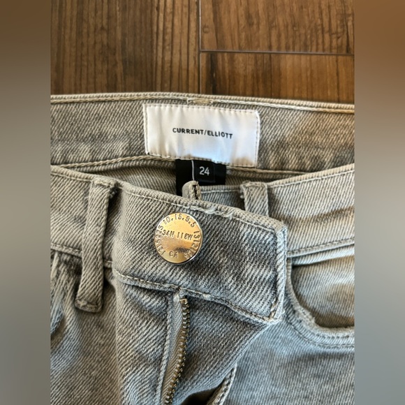 Current/Elliott light wash grey stiletto jeans size 24 - Picture 3 of 3